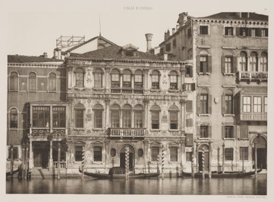 Grimani-palatset, Canal Grande, 1891 av Ferdinando Ongania