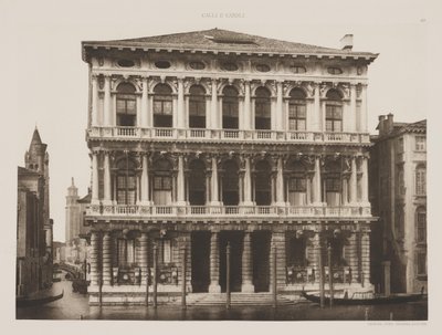 Rezzonico Palace av Ferdinando Ongania