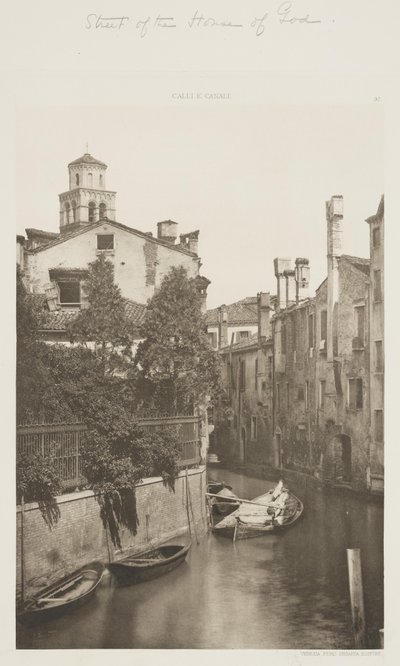 Gatan i Guds hus av Ferdinando Ongania