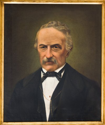 Självporträtt (olja på duk) av Ferdinando Tarabini