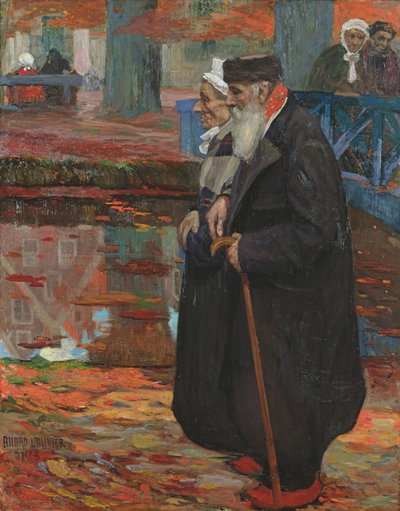 Det gamla paret, 1907 av Fernand Allard L