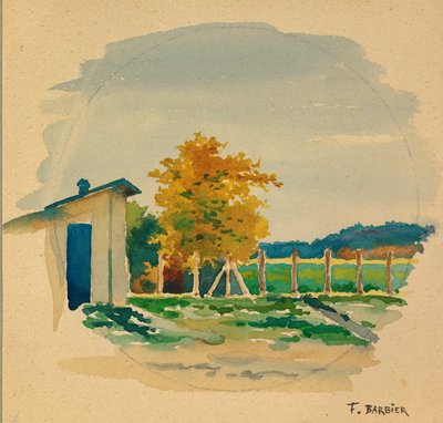 Läger Gustrow av Fernand Barbier