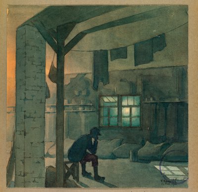 Millot är på sin vakt, Gustrow av Fernand Barbier