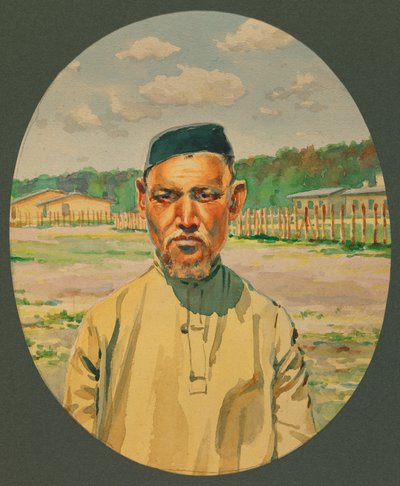 en tartar som var fånge hos den ryska armén vid Gustrow av Fernand Barbier