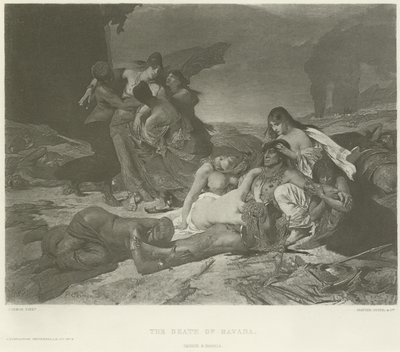 Havannas död (gravyr) av Fernand Cormon