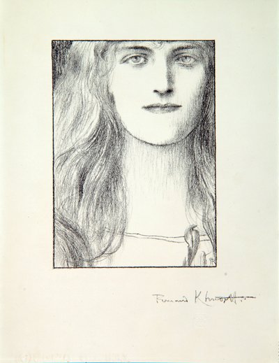Chef för en kvinna, 1897 av Fernand Khnopff