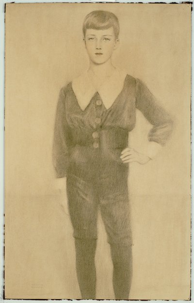 Prins Leopold av Belgien, hertig av Brabant, 1913 av Fernand Khnopff