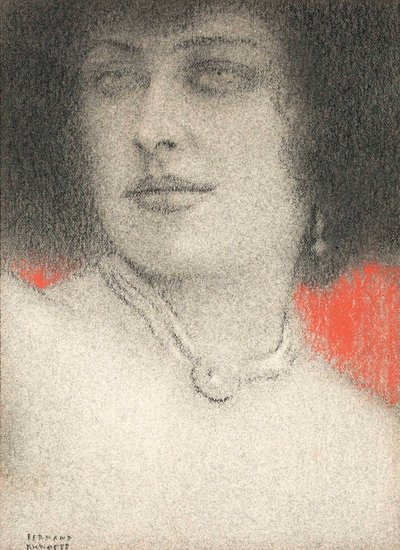 Study of Woman, c.1914 av Fernand Khnopff
