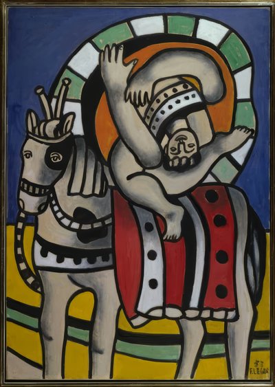 Akrobat på häst av Fernand Leger