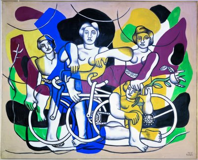 Cyklisterna av Fernand Leger