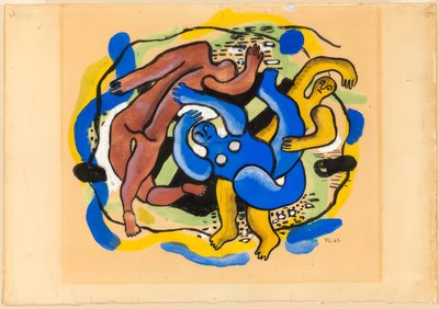 Dykarna av Fernand Leger