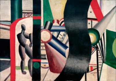 Färgad chaufför av Fernand Leger