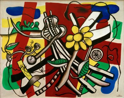 Gul blomma av Fernand Leger