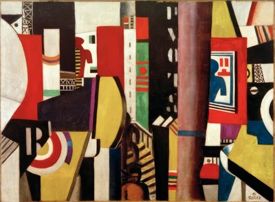 "La Ville" (staden) av Fernand Leger