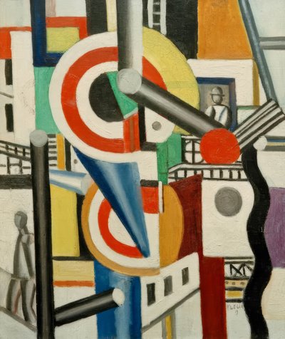 De två skivorna i staden av Fernand Leger