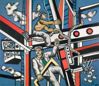 "Konstruktörerna" (Die Konstrukteure) av Fernand Leger