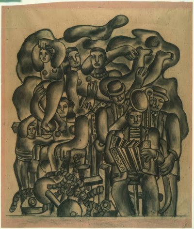 Gatumusikanterna av Fernand Leger