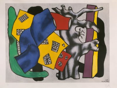 "Racines grises" (Grå rötter) av Fernand Leger