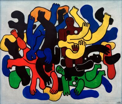 Svarta dykare av Fernand Leger