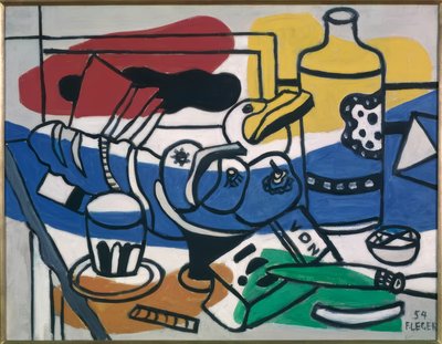 Stilleben med tre frukter av Fernand Leger