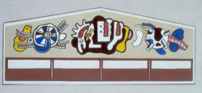 Studie för French Line Pier av Fernand Leger