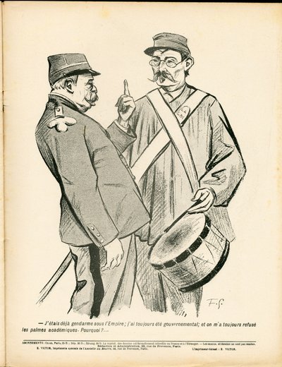 Smörtallriken, nummer 209, satirisk i färg av Fernand Louis Gottlob