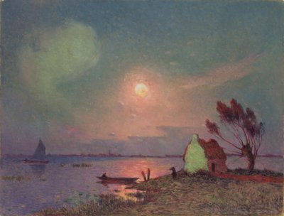 Disigt solljus, Bretagne, ca 1915 av Fernand Loyen du Puigaudeau