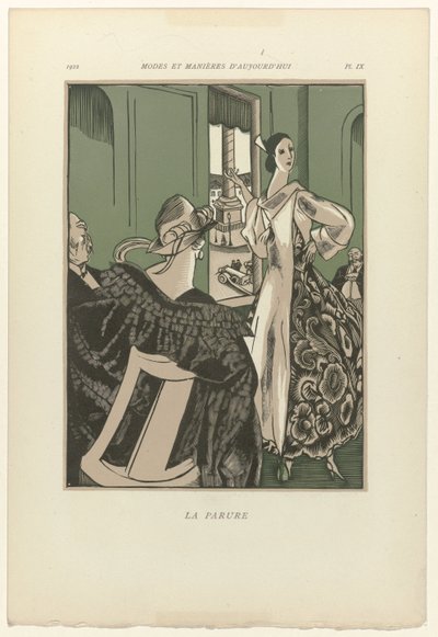Modes and Manners of Today, 1922, Pl. 9: The Ornment av Fernand Siméon