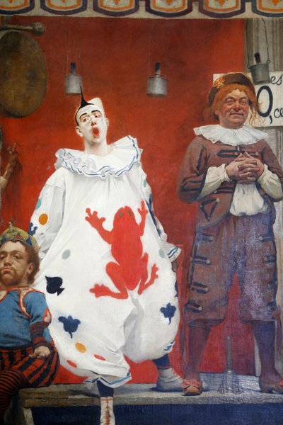 Akrobaterna, detalj, 1888 av Fernand de Cordova Pelez