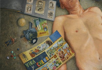 torso med föremål av Fernando Aznar Cenamor