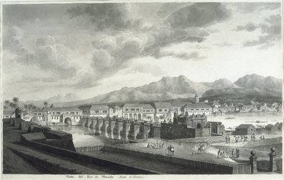 Utsikt över Fort Santiago i Manila av Fernando Brambila