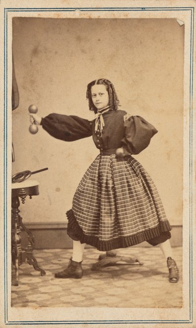 Porträtt av en kvinna,ca. 1863-1864 (foto) av Fernando Dessaur