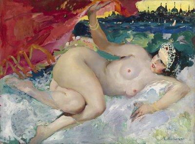 Danae av Filipp Andreevic Maljavin