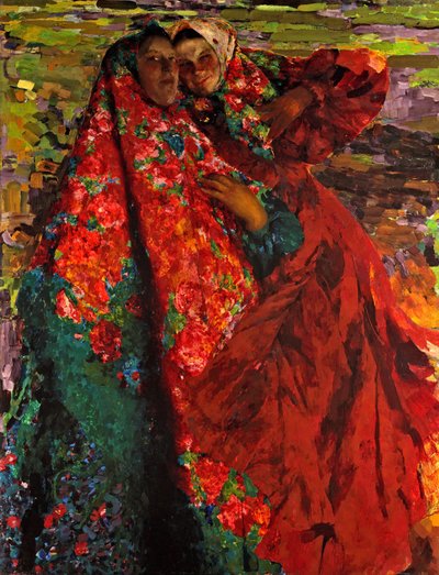 Bondekvinnor, 1905 av Filipp Andreevic Maljavin