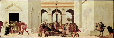 Lucreces död (Detrempe på trä av Filippino Lippi