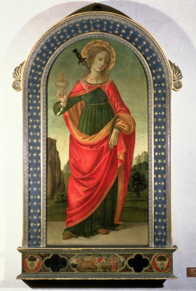 St. Lucy, ca 1472-74 av Filippino Lippi