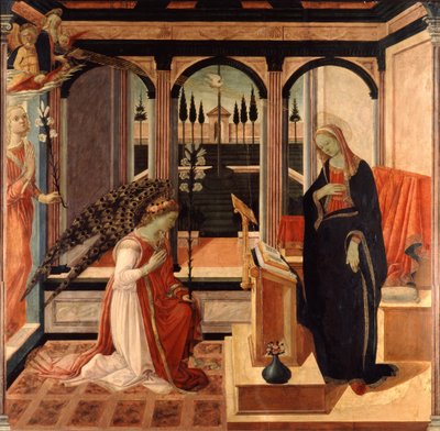 Bebådelsen (målning) av Filippino Lippi