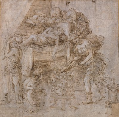 Meleagers död, c1490-talet av Filippino Lippi