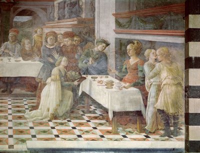Herodes högtid, 1452-64 av Filippino Lippi