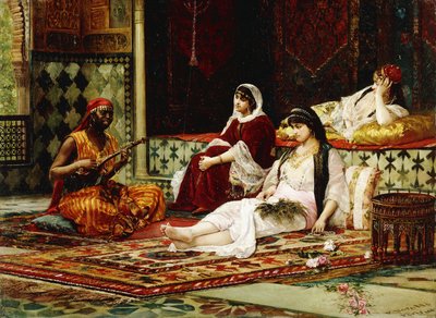 I Harem, 1881 av Filippo Baratti