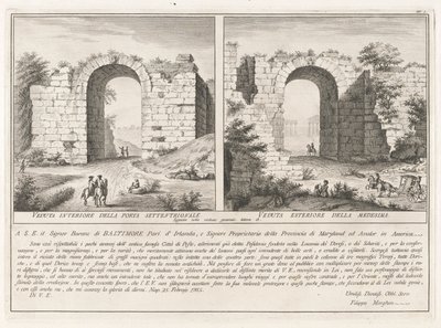 Dedikationssida, från Antichit? di Pesto (Paestums antikviteter) av Filippo Morghen