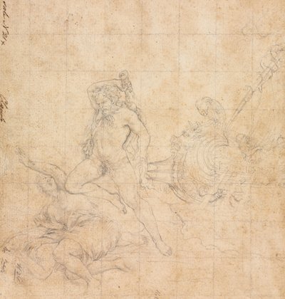 Hercules and the Gordle of Hippolyta, första kvartalet 1600. av Filippo Napoletano