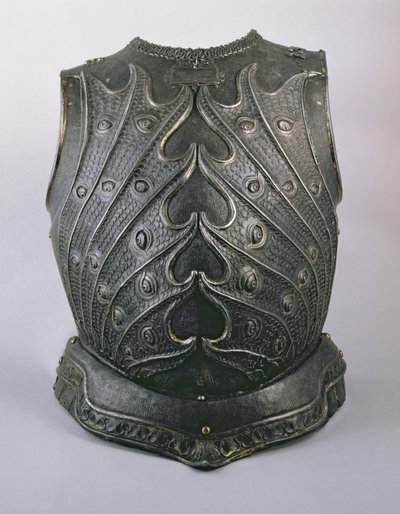 Pansarbröstskydd (metall) av Filippo Negroli