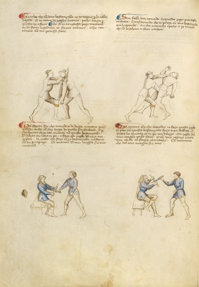 Bekämpa med Rondel och Dagger av Fiore Furlan dei Liberi da Premariacco