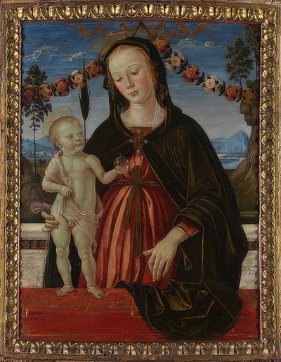 Madonna och barn. Omkring 1473 av Fiorenzo di Lorenzo