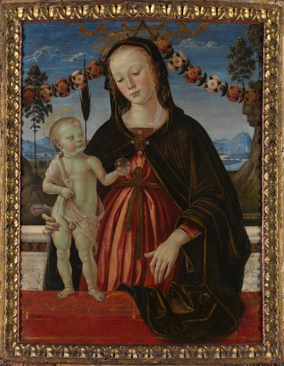 Jungfrun och barnet, ca. 1473 av Fiorenzo di Lorenzo