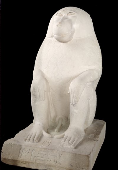 Babian, Mellersta kungariket, möjligen 7:e dynastin (kalksten) av First Intermediate Period Egyptian