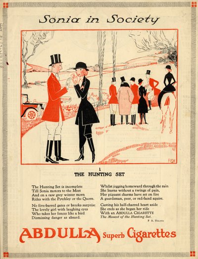 Abdulla cigaretter, 1920-talet av Fish