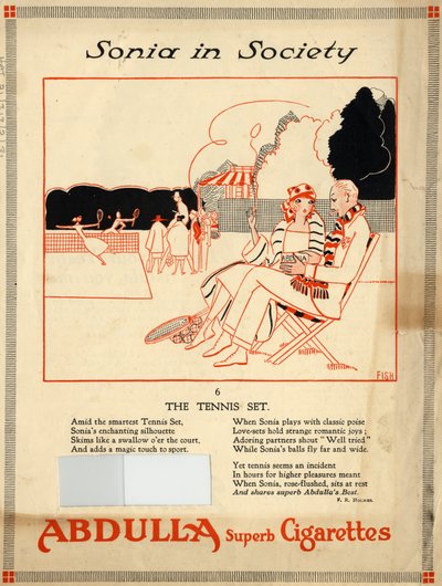 Abdulla cigaretter, 1920-talet av Fish