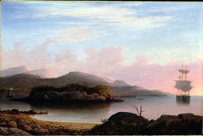 Utanför Mount Desert Island, 1856 av Fitz Henry Lane